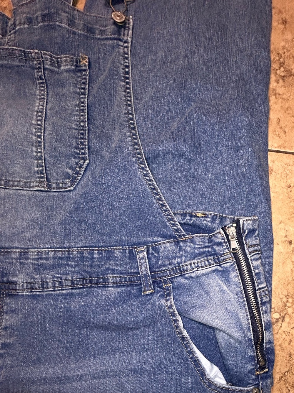 Wallflower Plus Size Denim Overalls - 3X - Picture 7 of 9